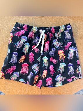 CHUBBIES Black Jellyfish Print Shorts